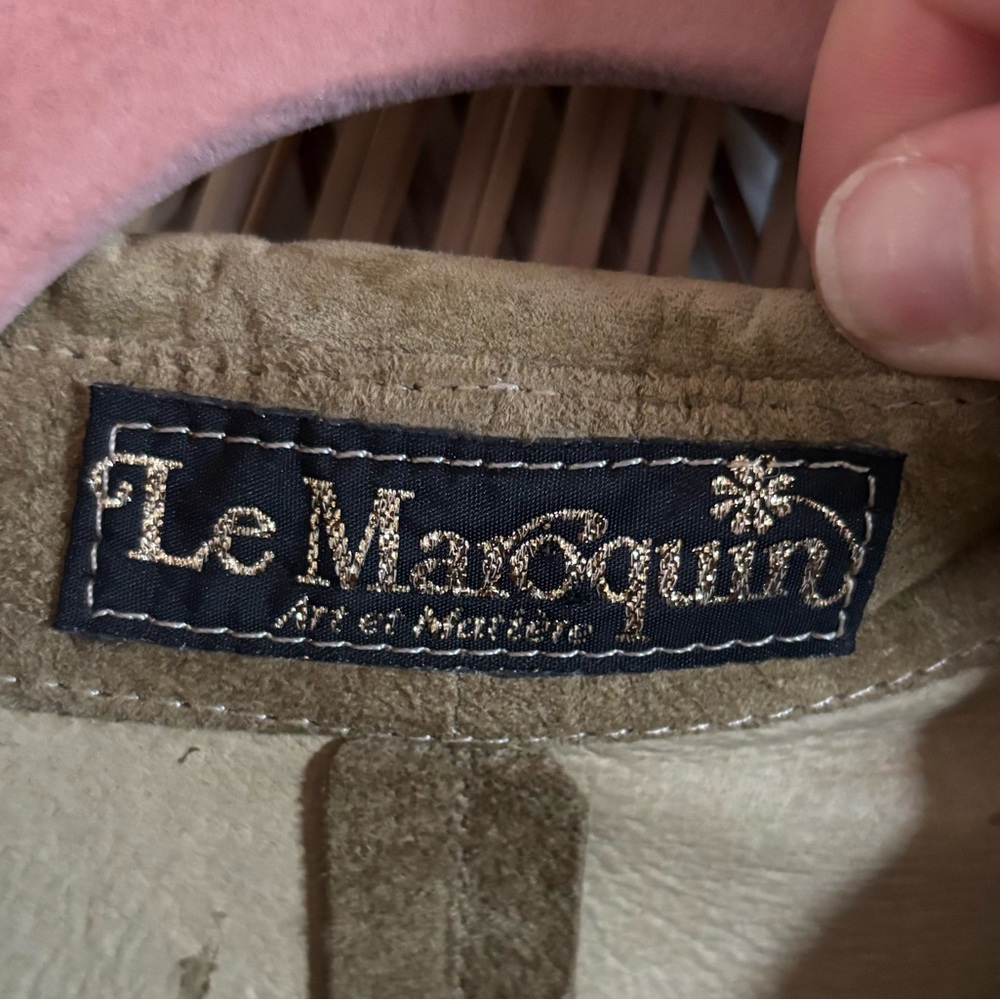 Suede Button-Up Jacket - Picture 5 of 6